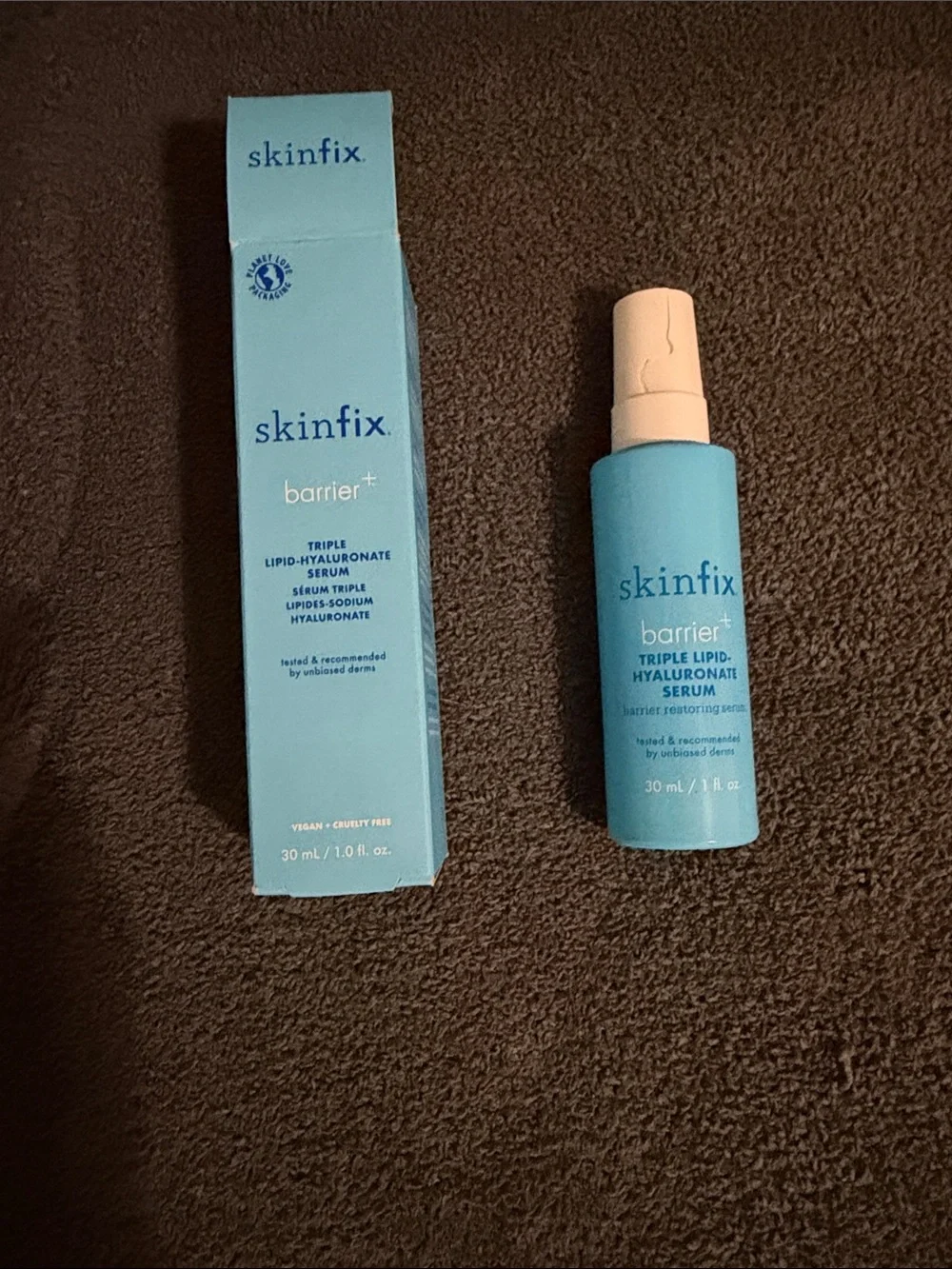 Skinfix Barrier+ Triple Lipid-Hyaluronate Serum – light blue